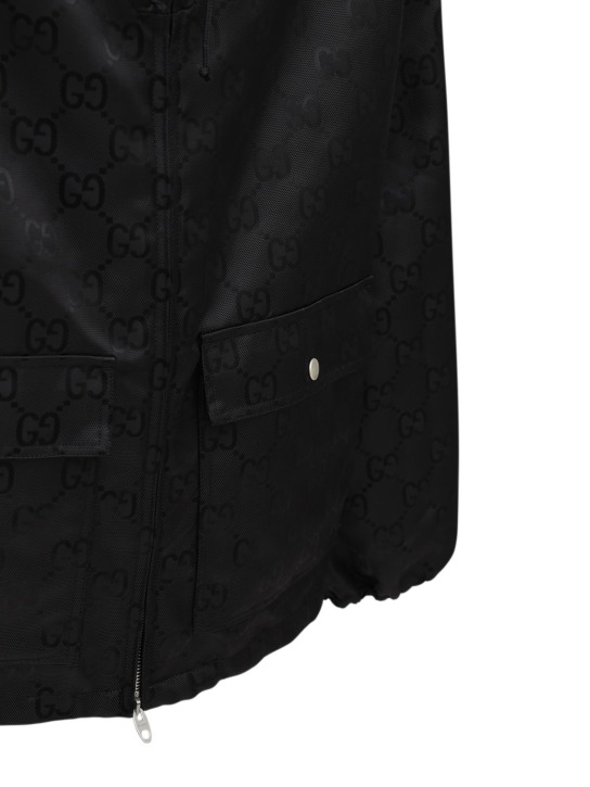 Gucci: Off The Grid nylon zip-up jacket - men_1 | Luisa Via Roma