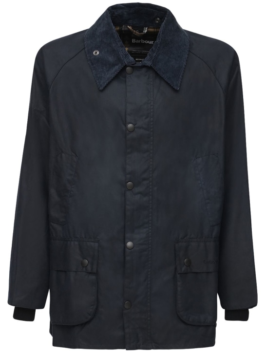 BARBOUR: Bedale waxed cotton jacket - Navy - men_0 | Luisa Via Roma