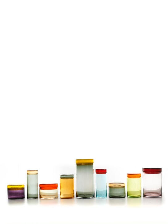 Polspotten: Set vaso con coperchio XL - Multicolore - ecraft_1 | Luisa Via Roma
