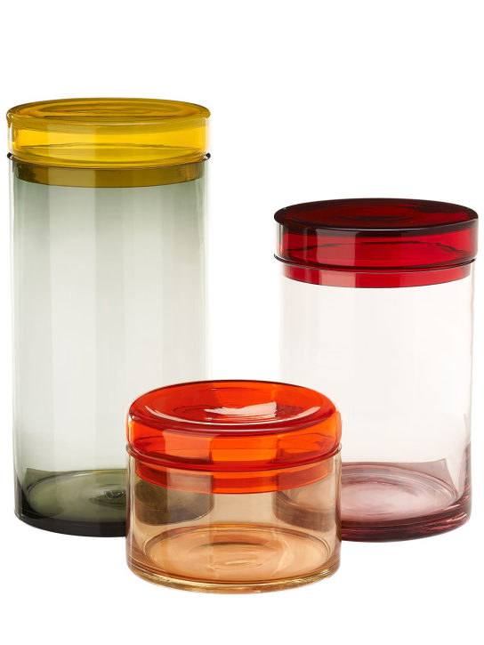 Polspotten: Set vaso con coperchio XL - Multicolore - ecraft_0 | Luisa Via Roma