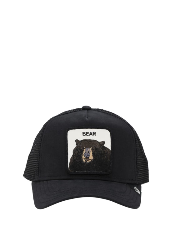 Goorin Bros: Black Bear trucker hat w/ patch - women_0 | Luisa Via Roma