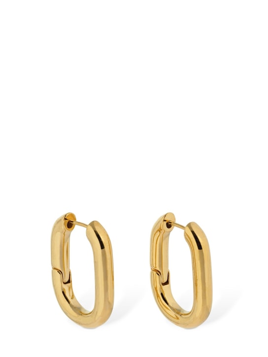 Federica Tosi: Christy hoop earrings - Altın Rengi - women_0 | Luisa Via Roma