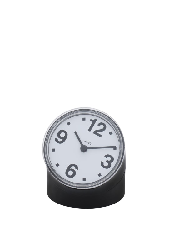 Alessi: Cronotime clock - Siyah/Beyaz - ecraft_0 | Luisa Via Roma