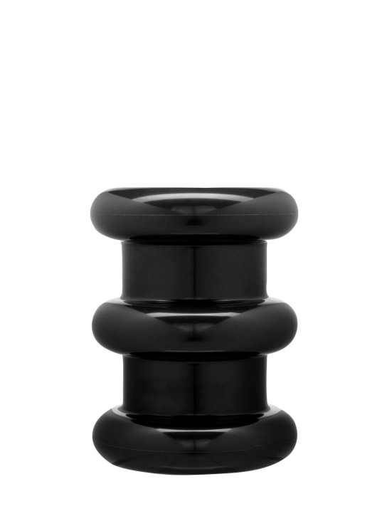 Kartell: Sottsass Pilastro stool - Black - ecraft_1 | Luisa Via Roma