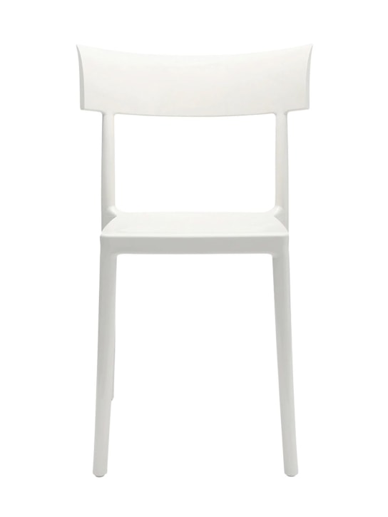 Kartell: Set of 2 Catwalk chairs - White - ecraft_0 | Luisa Via Roma
