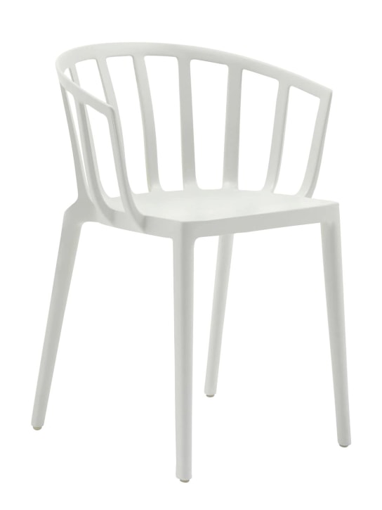 Kartell: Set of 2 Venice chairs - White - ecraft_1 | Luisa Via Roma