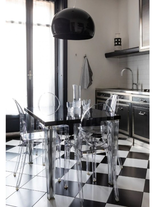 Kartell: Set of 2 Victoria Ghost chairs - Transparent - ecraft_3 | Luisa Via Roma