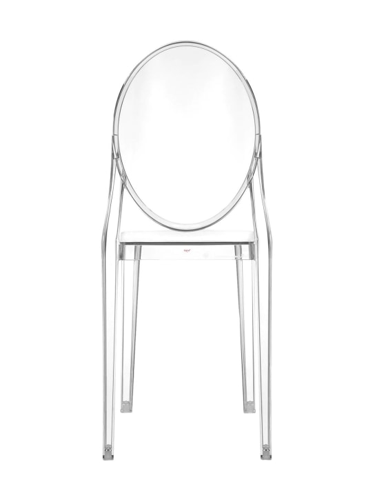Kartell: Set of 2 Victoria Ghost chairs - Transparent - ecraft_5 | Luisa Via Roma