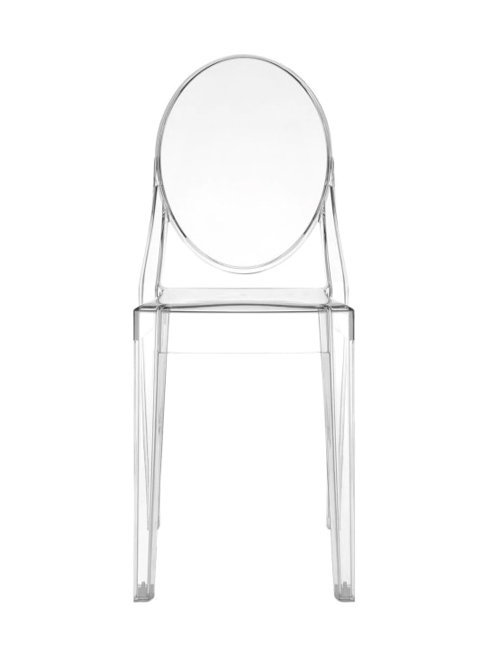 Kartell: Set of 2 Victoria Ghost chairs - Transparent - ecraft_0 | Luisa Via Roma