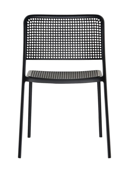 Kartell: Set of 2 Audrey chairs - Black - ecraft_3 | Luisa Via Roma