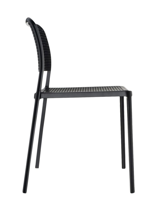 Kartell: Set of 2 Audrey chairs - Black - ecraft_2 | Luisa Via Roma