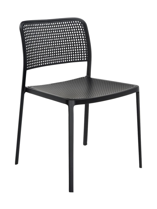 Kartell: Set of 2 Audrey chairs - Black - ecraft_1 | Luisa Via Roma