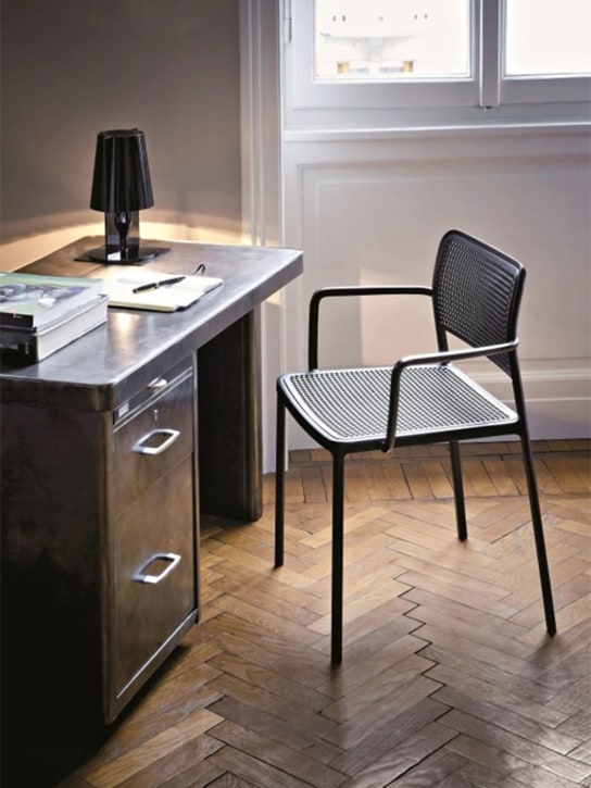 Kartell: Set of 2 Audrey chairs - Black - ecraft_4 | Luisa Via Roma