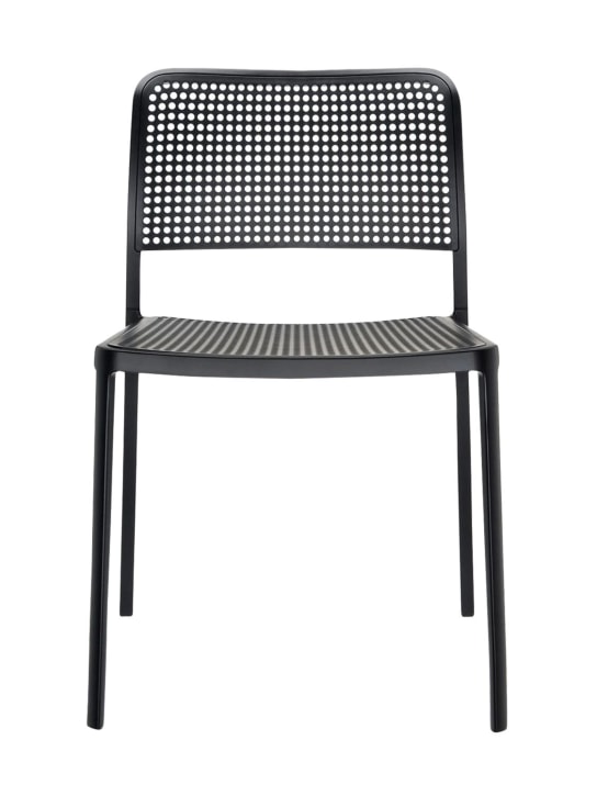 Kartell: Set of 2 Audrey chairs - Black - ecraft_0 | Luisa Via Roma