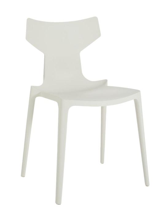 Kartell: Set of 2 Re-Chair chairs - White - ecraft_1 | Luisa Via Roma