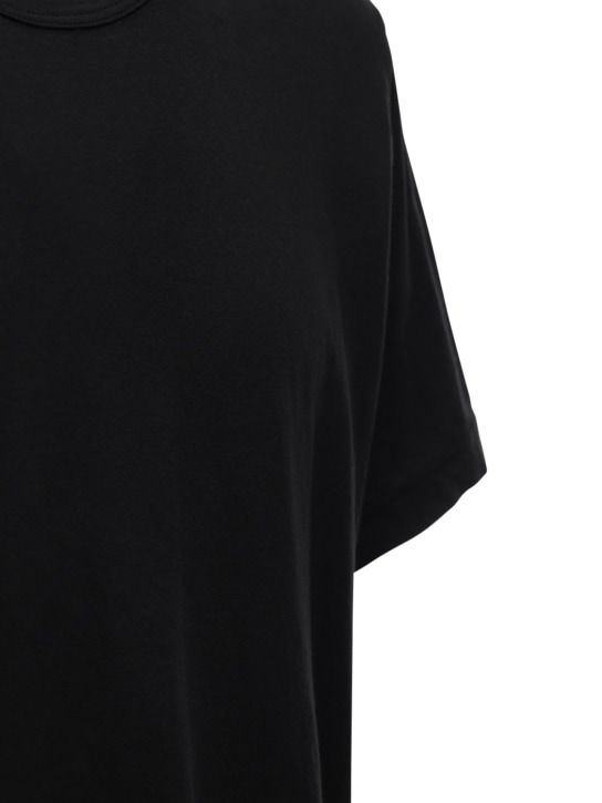 James Perse: Lightweight cotton jersey t-shirt - Black - men_1 | Luisa Via Roma