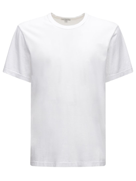 James Perse: Lightweight cotton jersey t-shirt - White - men_0 | Luisa Via Roma