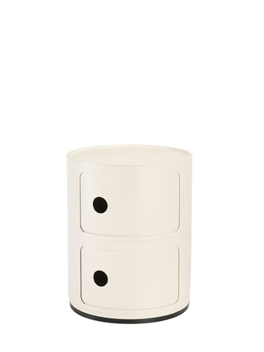 Kartell: Componibili matte container - White - ecraft_0 | Luisa Via Roma