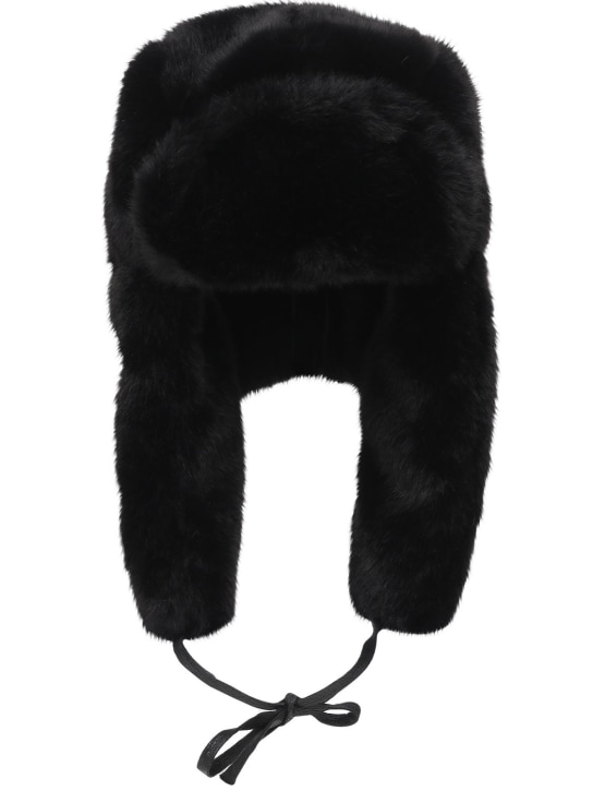 Kangol: Faux fur trapper hat - men_0 | Luisa Via Roma