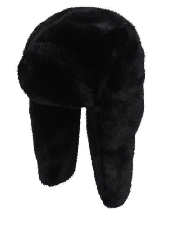 Kangol: Faux fur trapper hat - men_1 | Luisa Via Roma