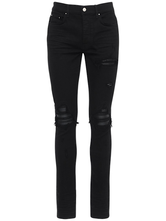 Amiri: 15cm tapered MX1 cotton denim jeans - men_0 | Luisa Via Roma