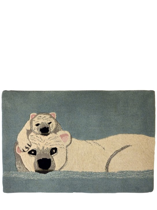 Studio Maleki: Polar Bear & Cub小地毯 - 白色 - ecraft_0 | Luisa Via Roma