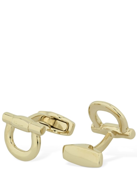 Ferragamo: Gancio cufflinks - men_0 | Luisa Via Roma