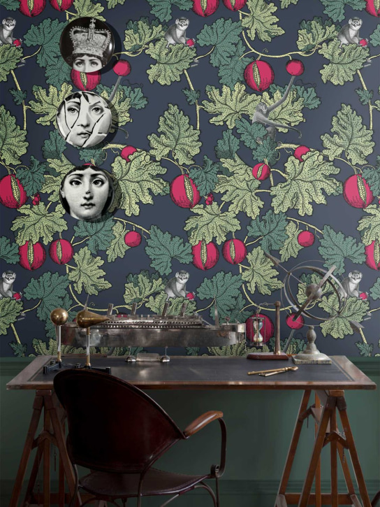 Fornasetti: Frutto Proibito wallpaper - Multicolor - ecraft_1 | Luisa Via Roma