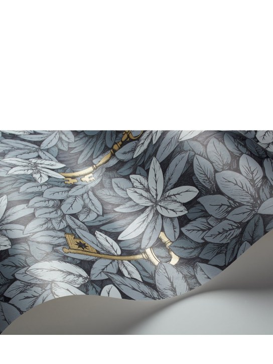 Fornasetti: Papel tapiz Chiavi Segrete - Azul - ecraft_1 | Luisa Via Roma