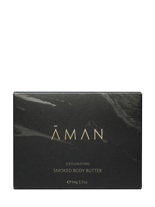 Aman Skincare: 94GR GERÄUCHERTE KÖRPERBUTTER „GROUNDING“ - Durchsichtig - beauty-men_1 | Luisa Via Roma