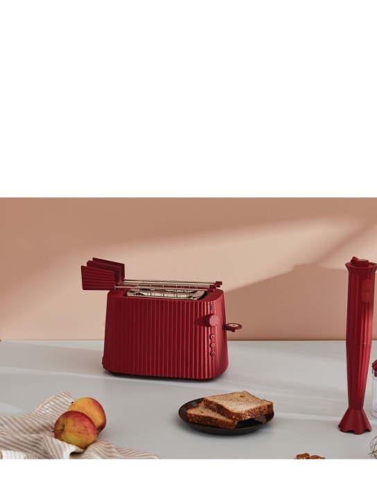 Alessi: Plissé toaster - Red - ecraft_1 | Luisa Via Roma