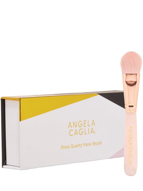 Angela Caglia: Pinceau à masque en quartz rose - Transparent - beauty-men_1 | Luisa Via Roma
