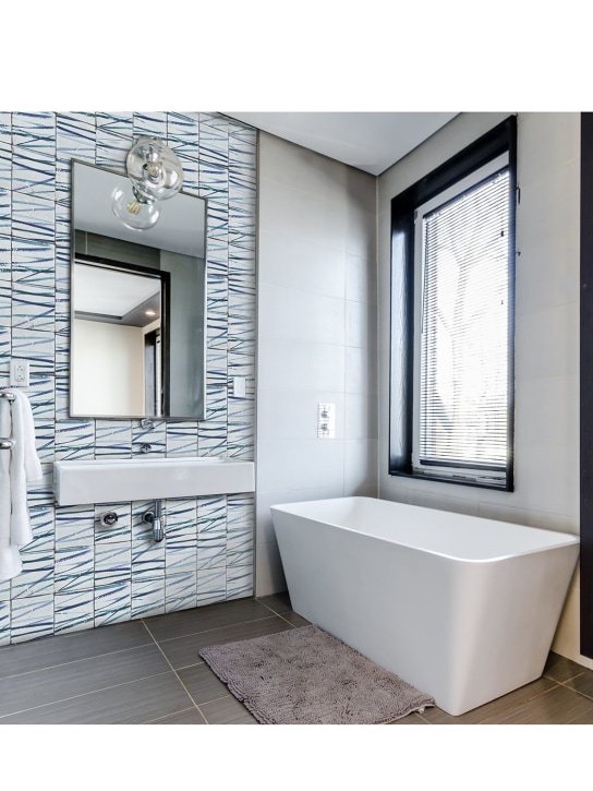 Slowtile: Bamboo set of 25 tiles - Blue/Green - ecraft_1 | Luisa Via Roma