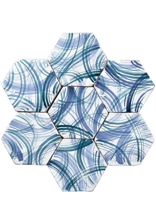 Slowtile: Arcobaleno Rosone墙面装饰 - 蓝色/绿色 - ecraft_0 | Luisa Via Roma