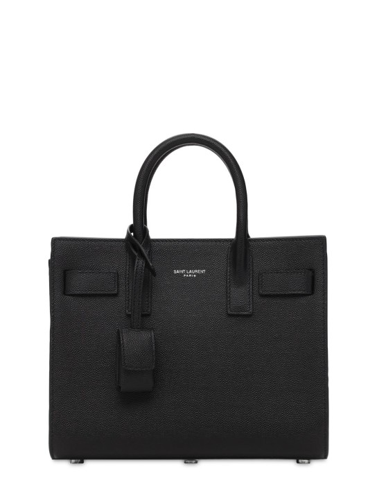 Nano sac de jour leather top handle bag - Saint Laurent - Women ...