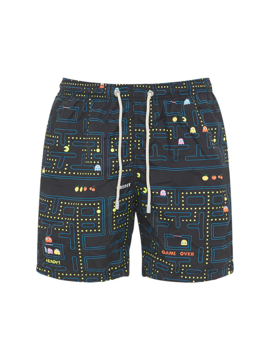 Mc2 Saint Barth: Pac-Man ultralight tech swim shorts - men_0 | Luisa Via Roma