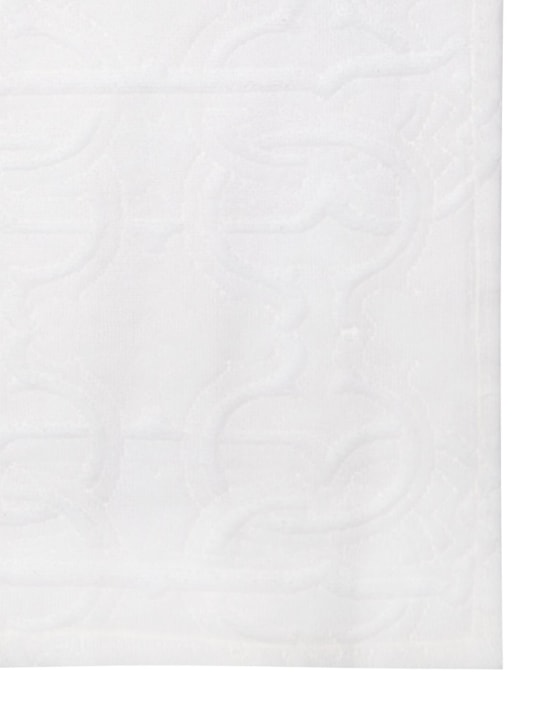 Roberto Cavalli: Araldico cotton bathmat - White - ecraft_1 | Luisa Via Roma