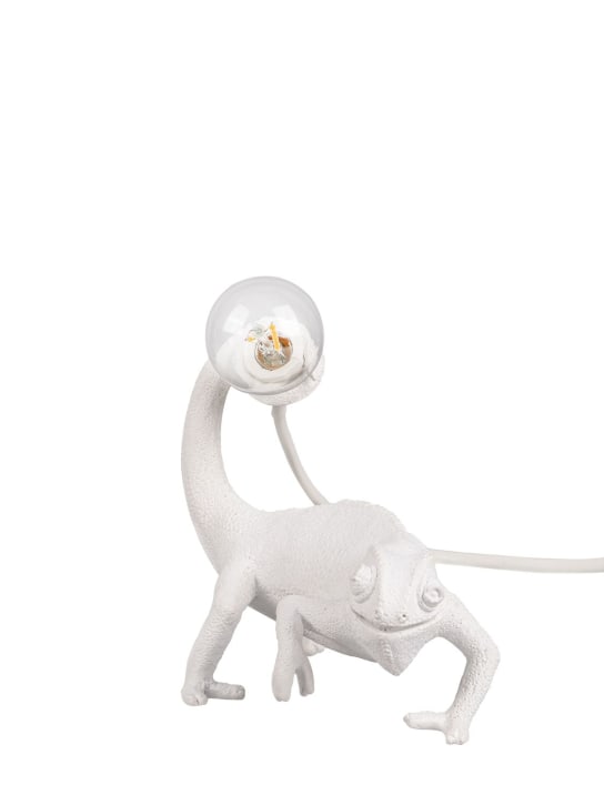 Seletti: Still Chameleon lamp - Beyaz - ecraft_0 | Luisa Via Roma