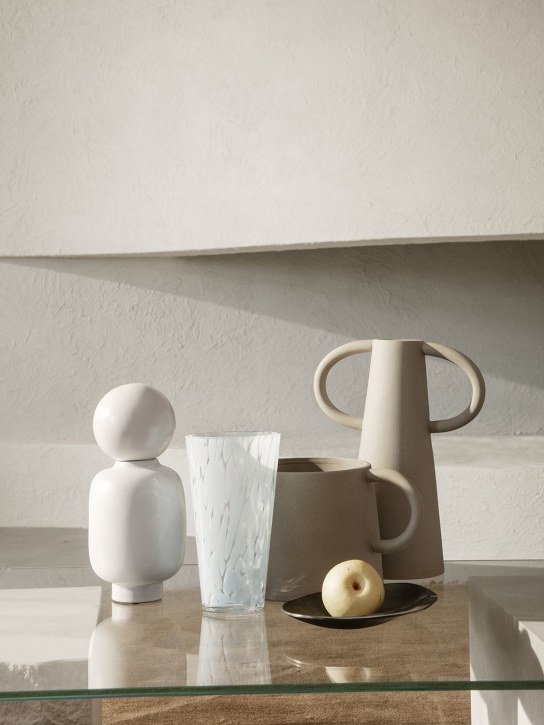 Ferm Living: Maceta Anse de porcelana - Beige/Gris - ecraft_1 | Luisa Via Roma