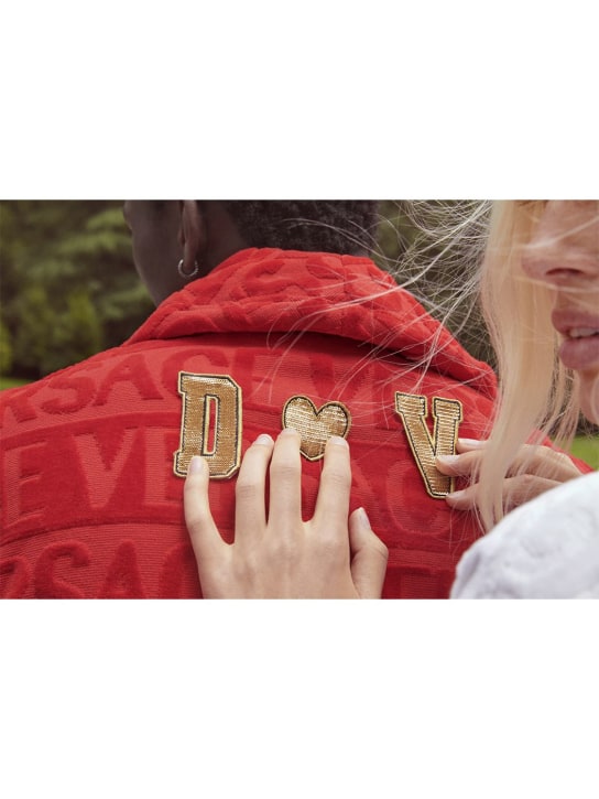 Versace: Barocco & Robe bathrobe - Red - ecraft_7 | Luisa Via Roma