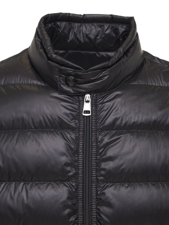 Moncler: Acorus lightweight nylon down jacket - Black - men_1 | Luisa Via Roma