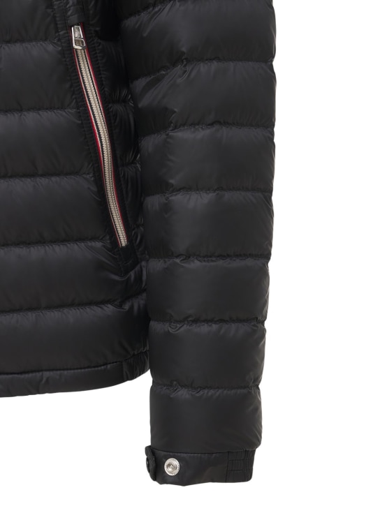 Moncler: Daniel nylon down bomber jacket - Siyah - men_1 | Luisa Via Roma