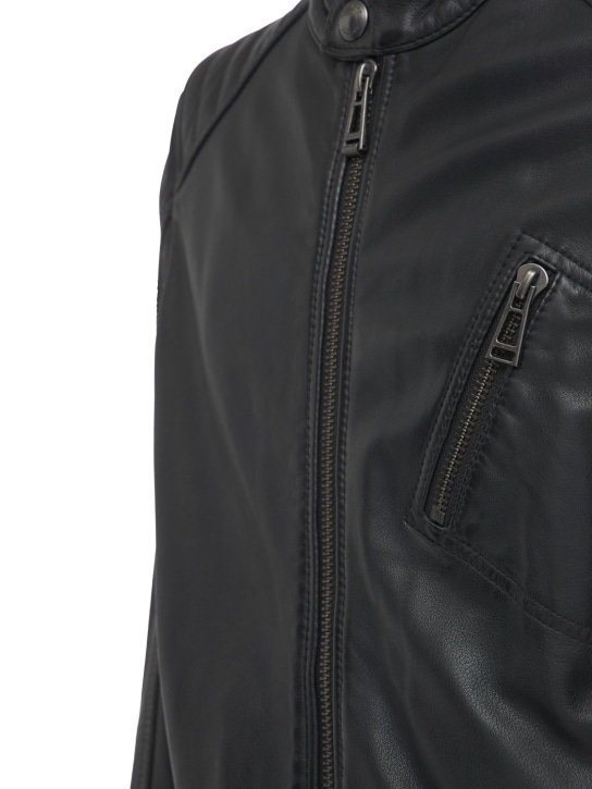 Belstaff: V racer leather jacket - men_2 | Luisa Via Roma