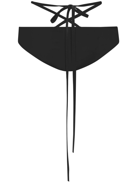 Christopher Esber: BIKINISLIP AUS LYCRA - Schwarz - women_0 | Luisa Via Roma