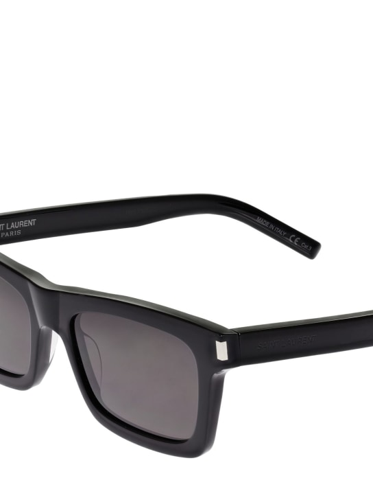 Saint Laurent: YSL SL 461 squared acetate sunglasses - Black - women_1 | Luisa Via Roma