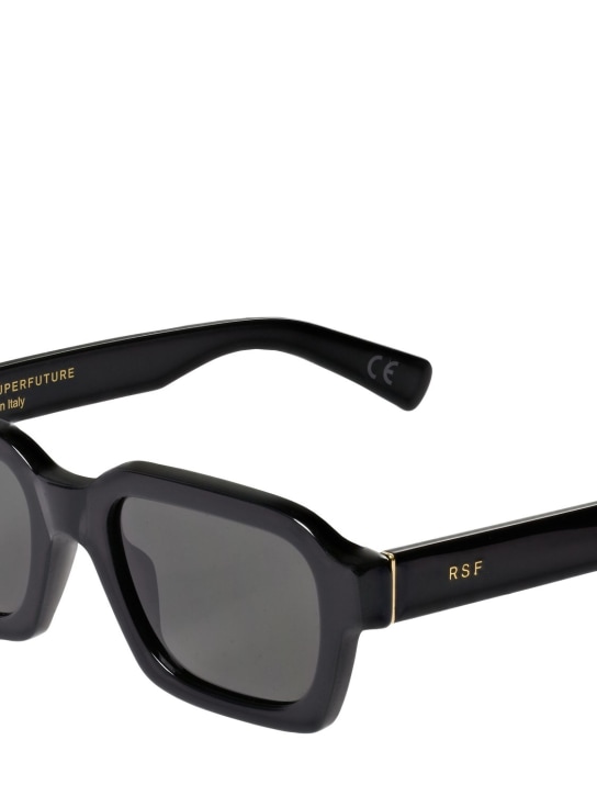 Retrosuperfuture: Caro black acetate sunglasses - Black - men_1 | Luisa Via Roma