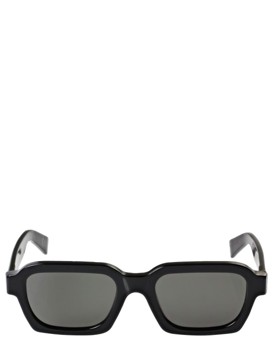 Retrosuperfuture: Caro black acetate sunglasses - Black - men_0 | Luisa Via Roma