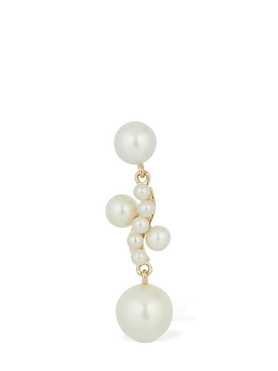 Sophie Bille Brahe: Petite ocean pearl mono earring - İnci - women_0 | Luisa Via Roma