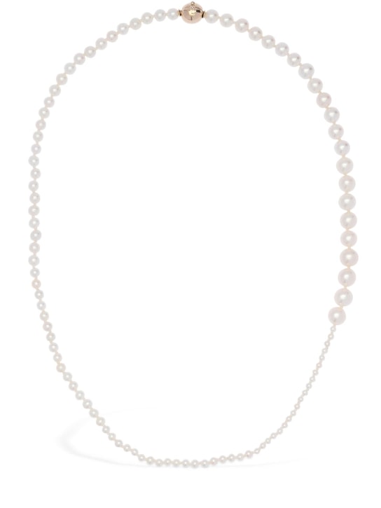 Sophie Bille Brahe: Petite Peggy pearl collier necklace - women_0 | Luisa Via Roma
