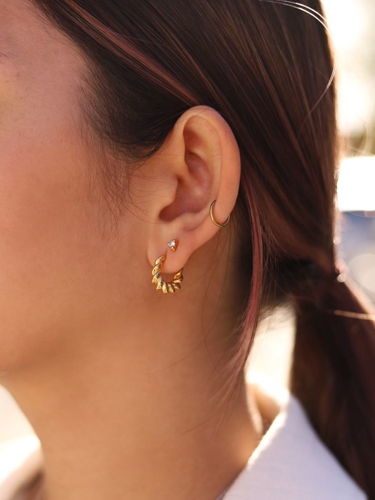 Missoma: Mini Tidal hoop earrings - women_1 | Luisa Via Roma